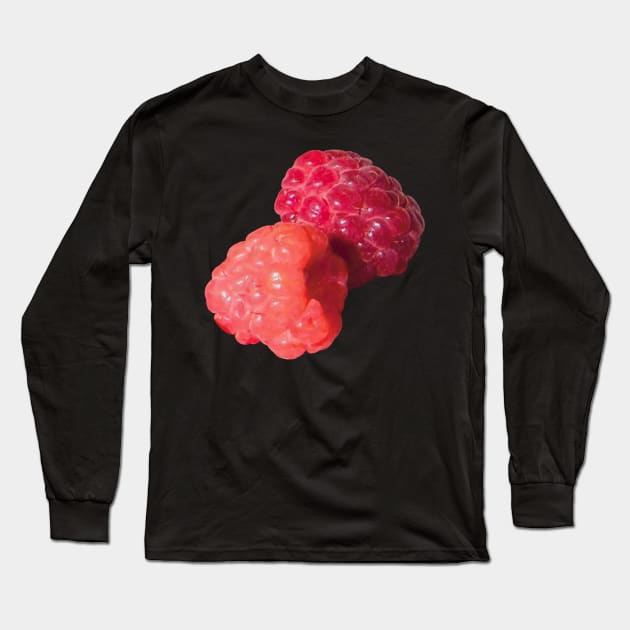 Ripe Raspberries Long Sleeve T-Shirt by Griffelkinn